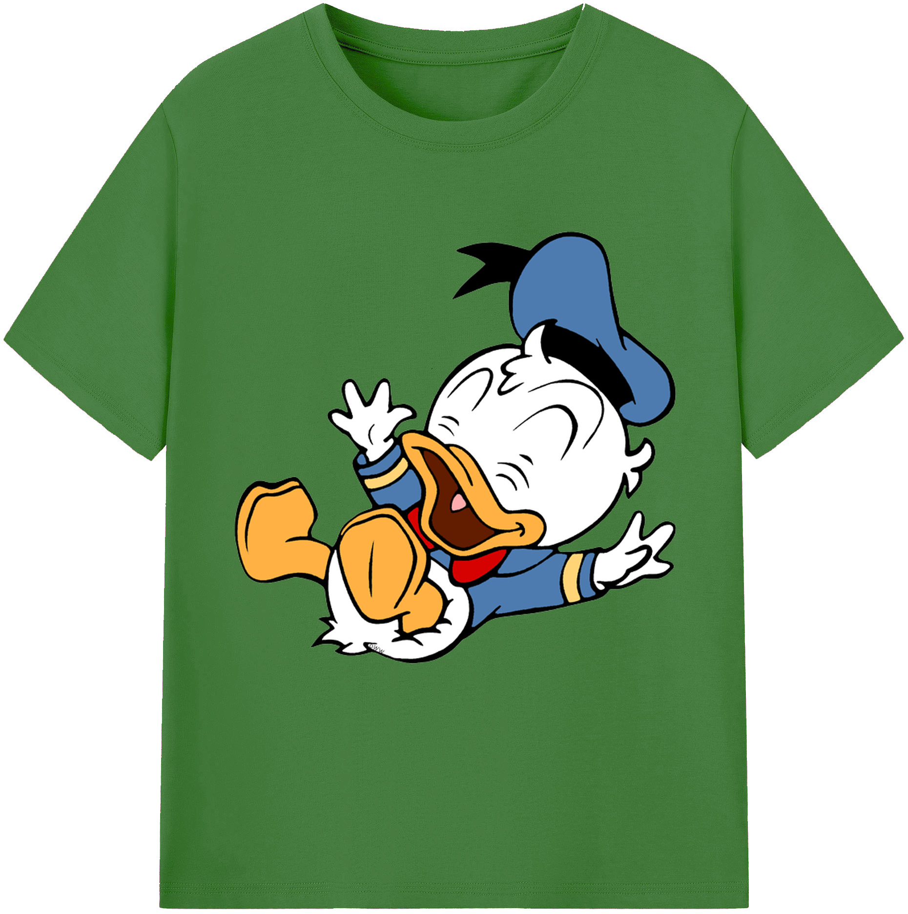 （画像用） ミッキーマウス Mickey Mouse レディースカジュアルプリントTシャツ（綿100％）